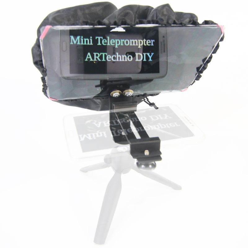 Mini Teleprompter 10&quot; HP Smartphone Tablet Android iPad iOS ARTechno DIY