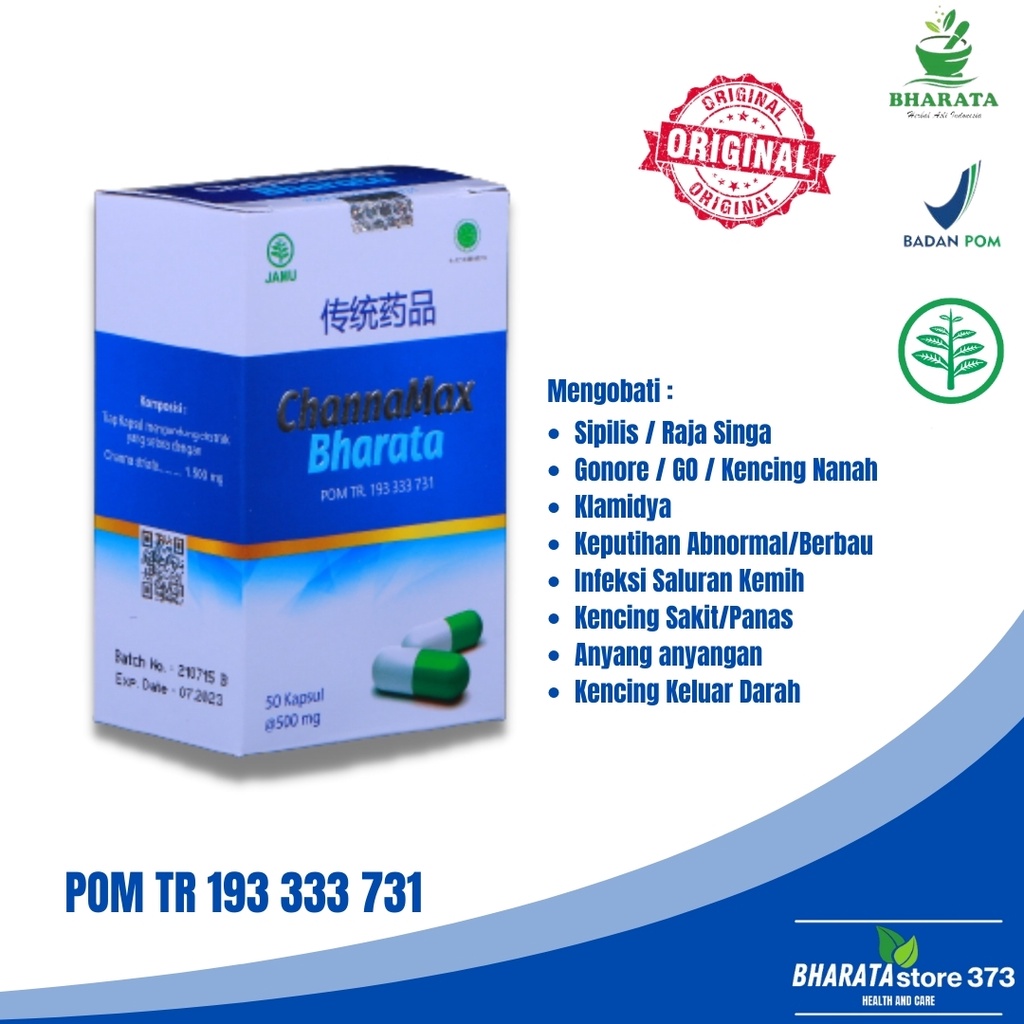 Obat Kencing Nanah Sipilis Gonore Channamax Bharata Ampuh