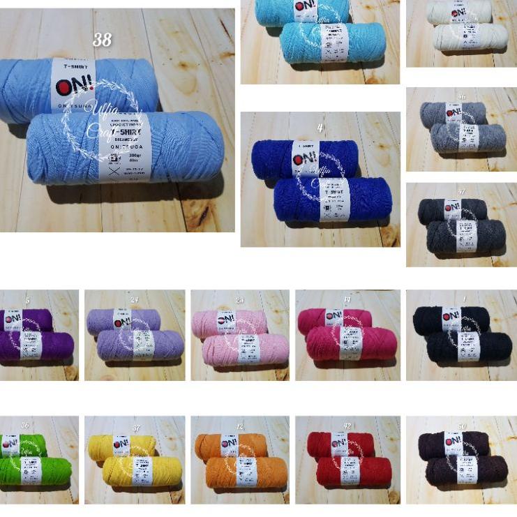 Jangan Ketinggalan order..  Benang Rajut Tali Kaos T-shirt Yarn Tyarn Onitsuga