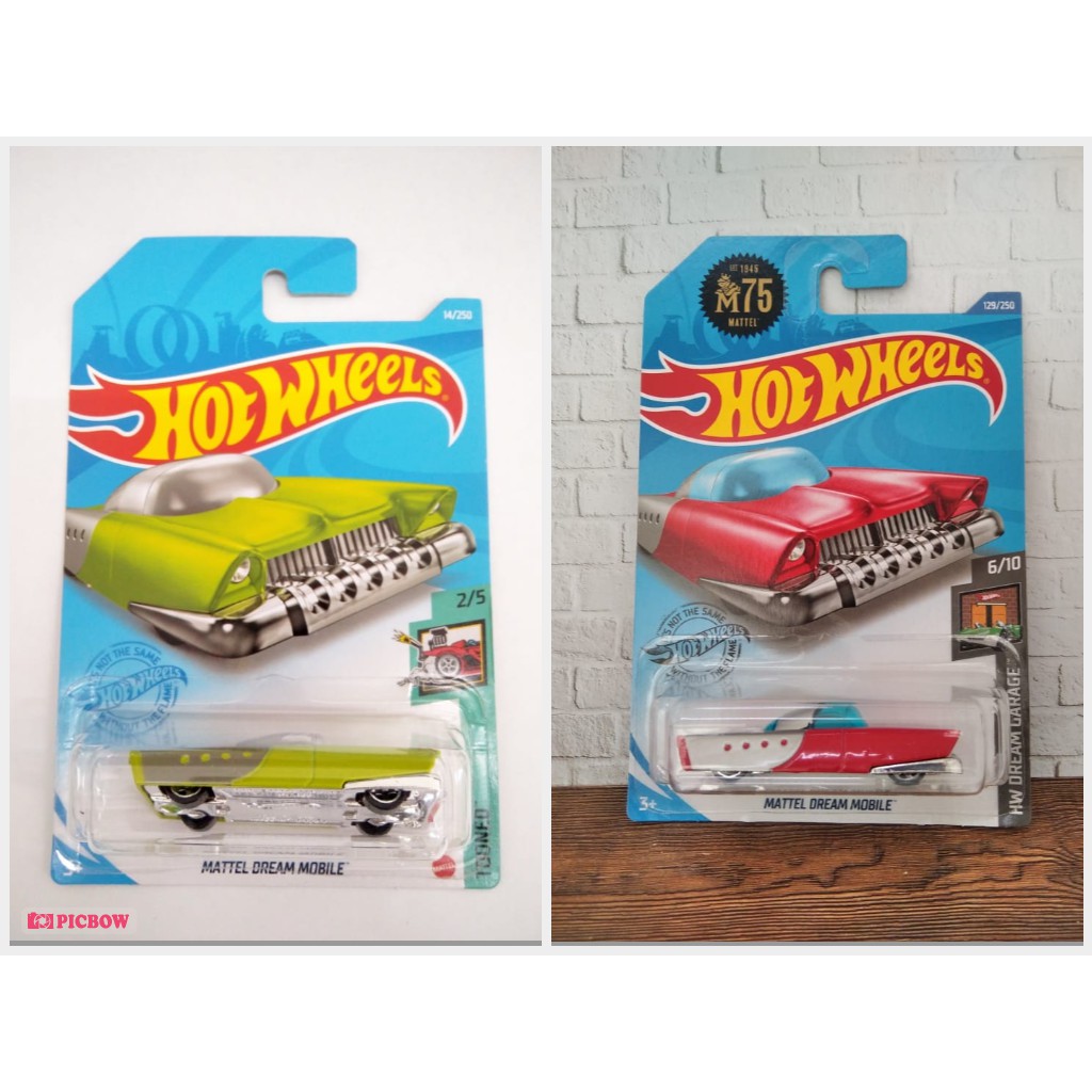 Diecast Hot Wheels MATTEL DREAM MOBILE HW Hotwheels Hijau Merah Mobil