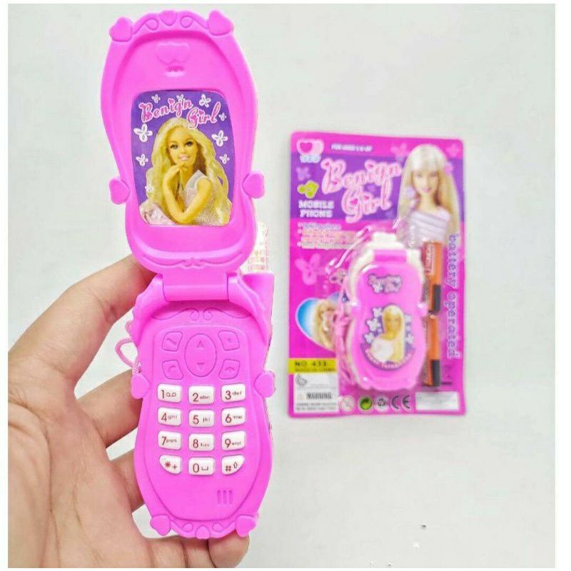 Mainan Hp Berby Lipat Mainan Anak Perempuan