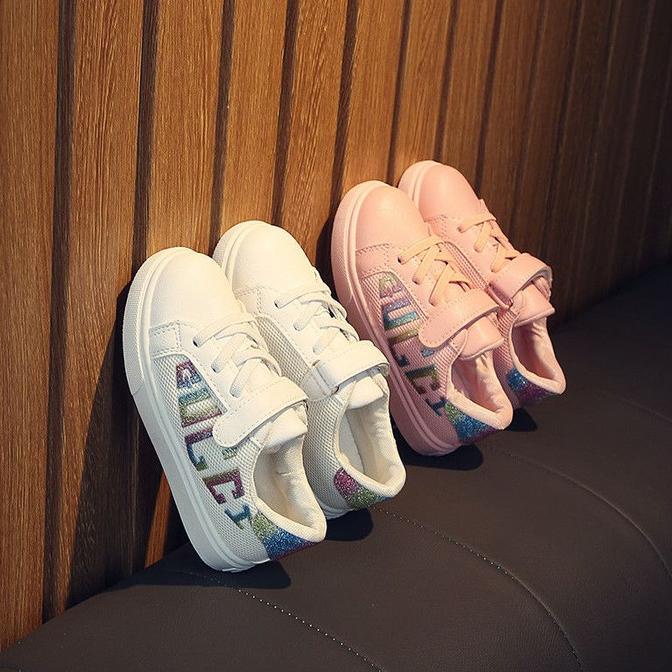 Sepatu Sekolah Sport Kets Anak Unisex Gucci Blink Flip (Zh-Ss037)