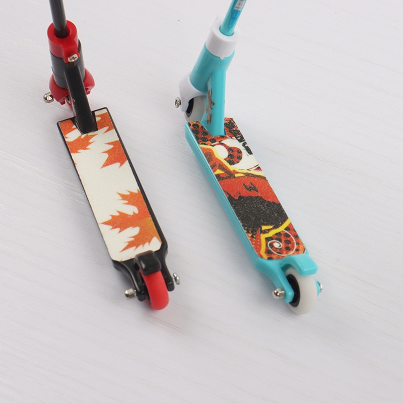 Mary Mini Alloy Finger Scooter Model Mainan Jari Interaktif Novelty Sensory Activity Finger Scooter Skateboard Kit Untuk K