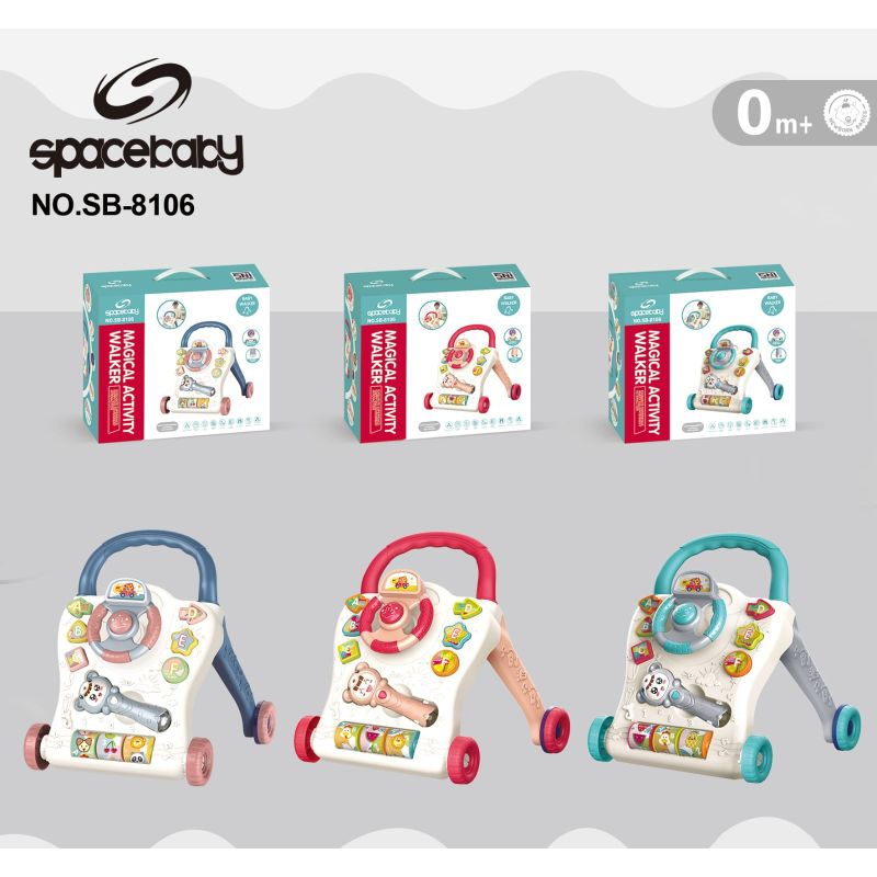 Spacebaby Activity Baby Walker SB 8106 // Push Walker Baby