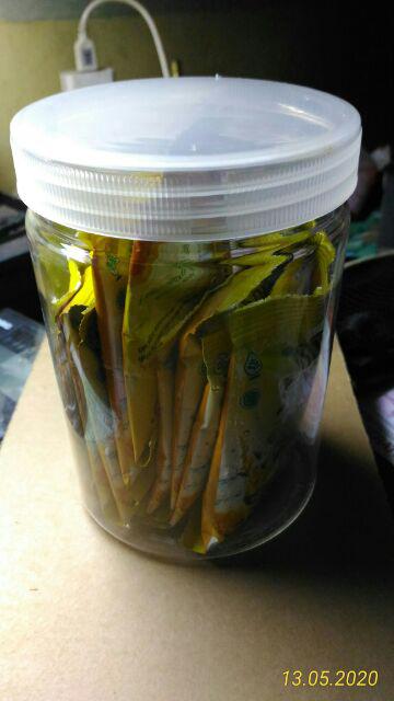 Toples Astor Tinggi 13 Cm Tutup Bening Merah Murah Kue Kering Lebaran Natal Tahun Baru Coklat Permen