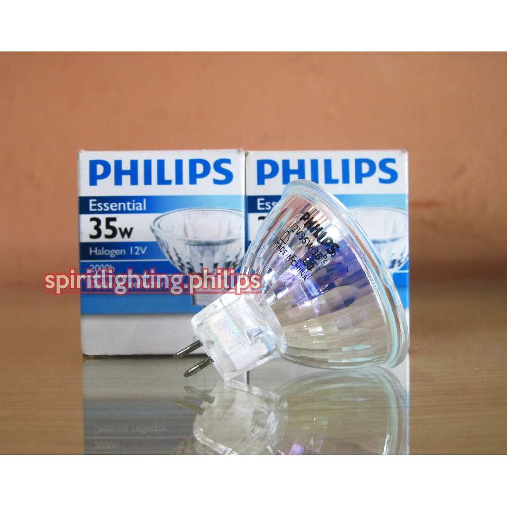 Lampu Philips Essential Halogen 12V Dichroic Reflector 20W, 35W, 50W