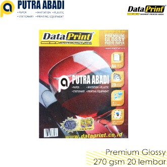 

Premium Glossy Photo Paper Data Print A4 270gsm 20 Lembar