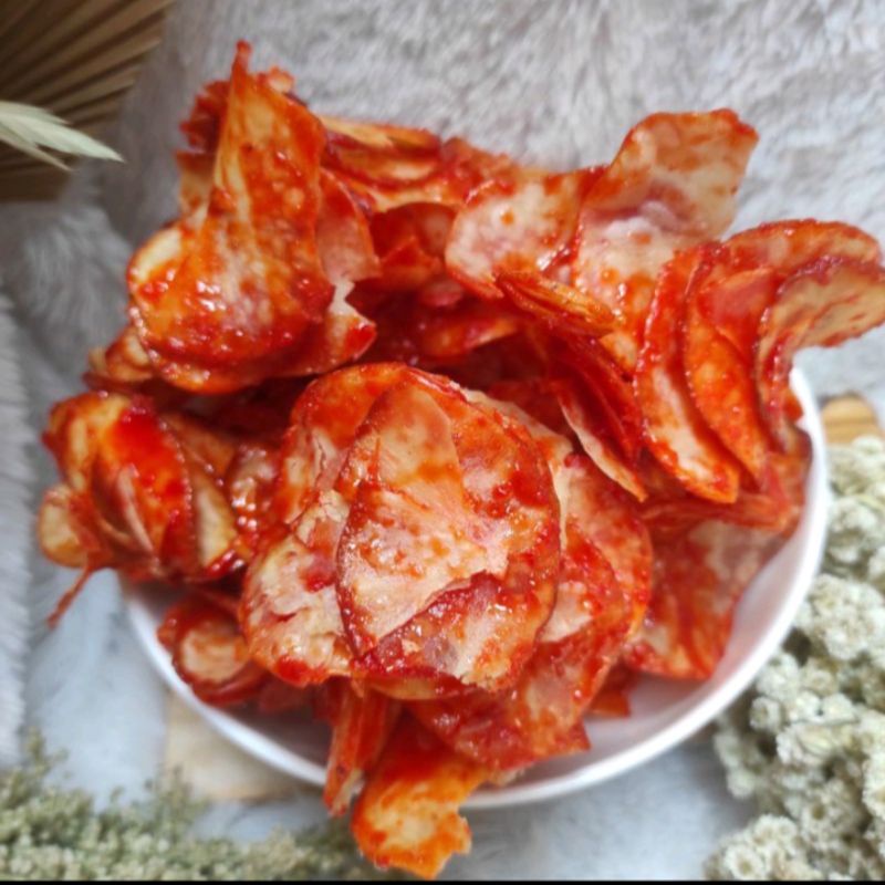 

KERIPIK SINGKONG BALADO BASAH MERK DOYAN 250GRAM