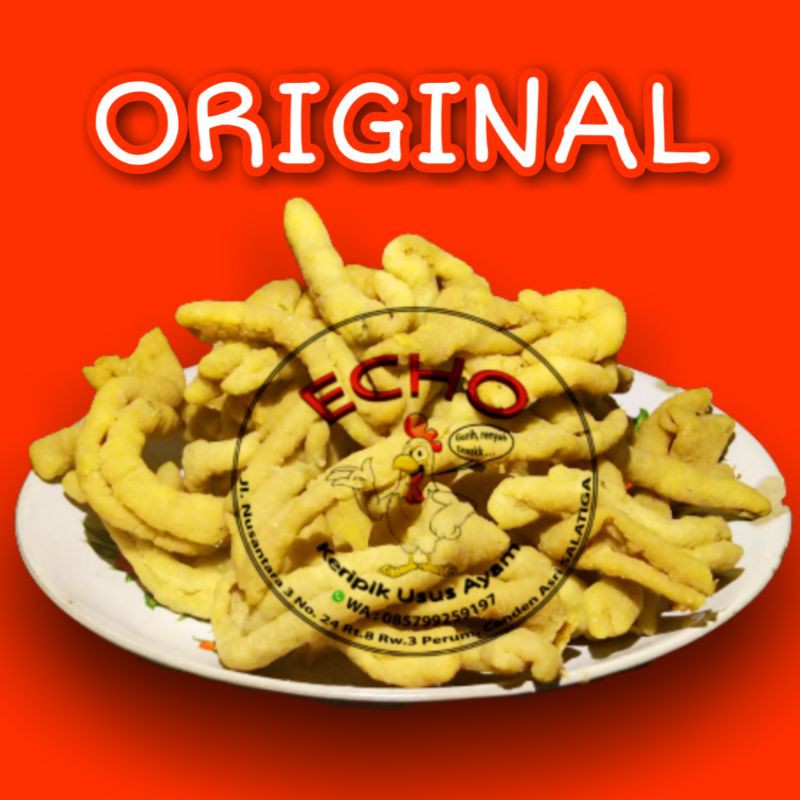 

KERIPIK USUS AYAM ECHO BEST SELLER 500gr