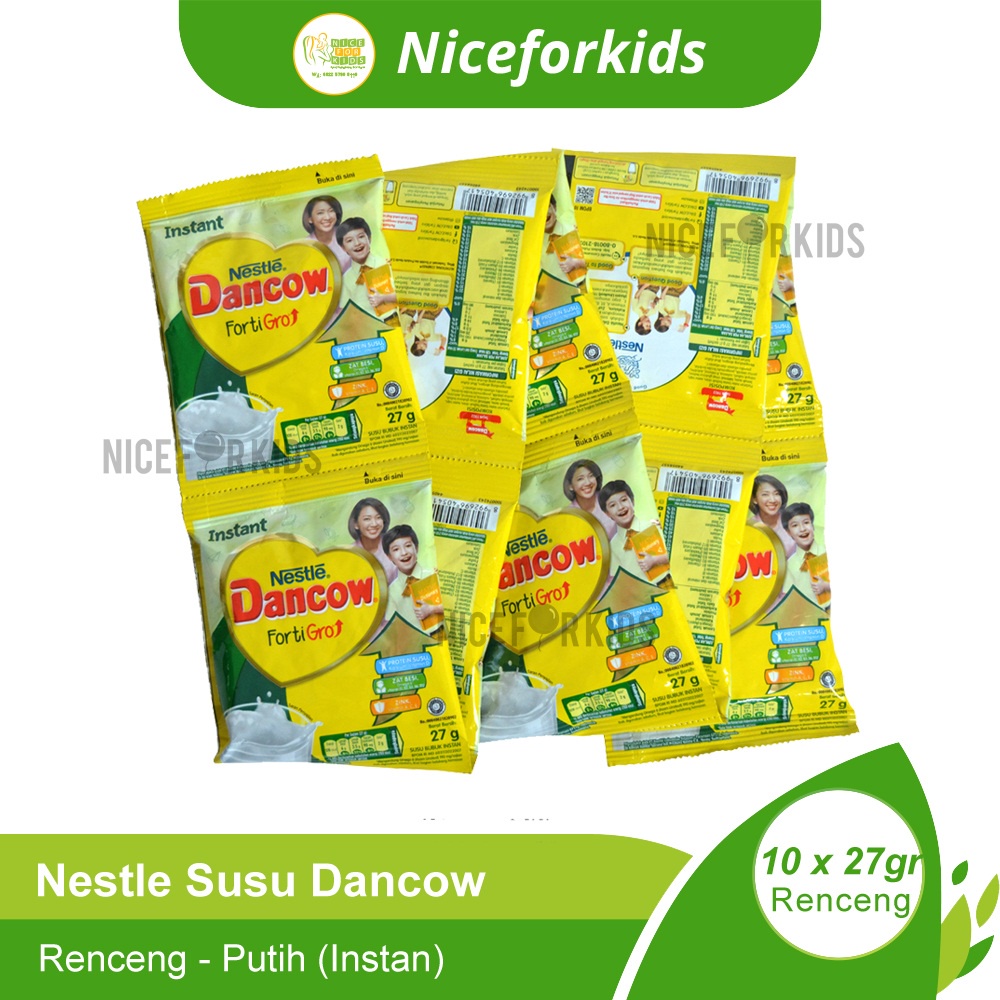 Nestle Susu Dancow FortiGro Renceng Isi 10 Sachet / Susu Anak