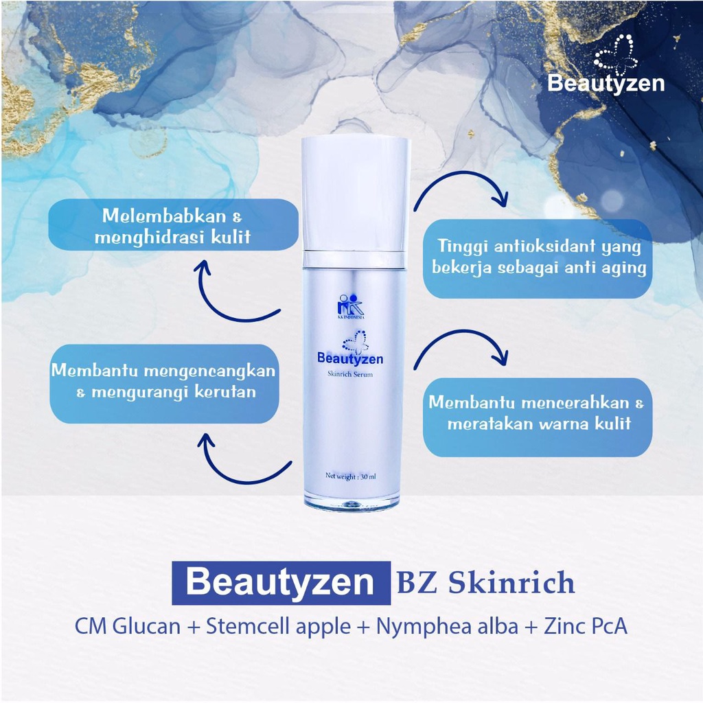 Beautyzen Skincare Series All Varian Soft Cleansing Lotion Gentle Refreshing Toner UV Protector 8 To 8 Energizer Cream Oxy Face Cream Moisturizing Cream Mud Mask Skinrich Serum Original KK Indonesia