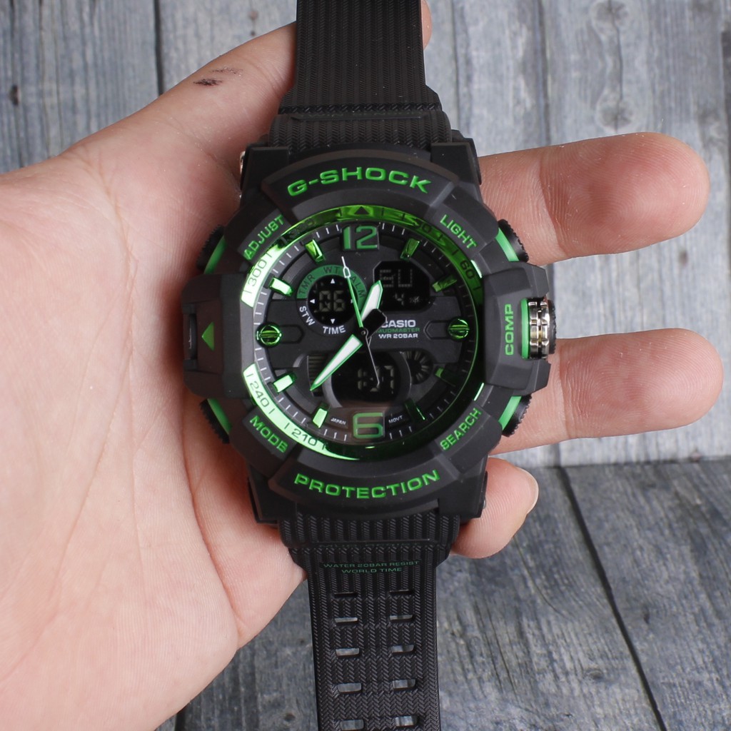 PRODUK TERLARIS Jam G-Shock Casio GW9400 Army Rangeman digital led dual time murah keren