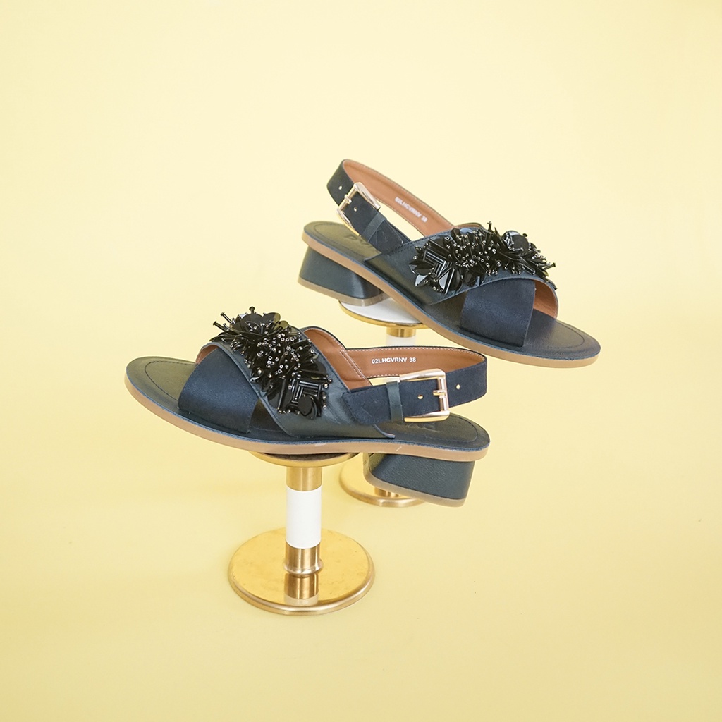 PVRA CAVVA DUO HEELS NAVY