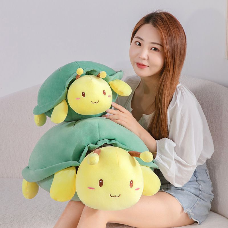 Bantal Kerang Plush Turtle Pendek Untuk Santai Nyaman Dan Menyenangkan.