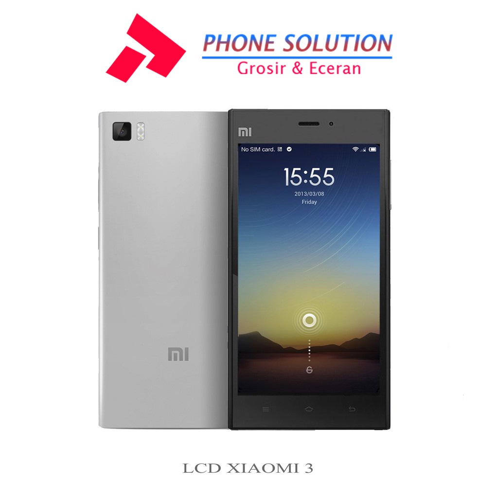 LCD Xiaomi Mi 3 Fullset Touchscreen // Supplier LCD Xiaomi Mi - Garansi 1 Bulan