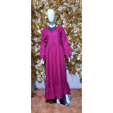 gamis pink fanta monasyari