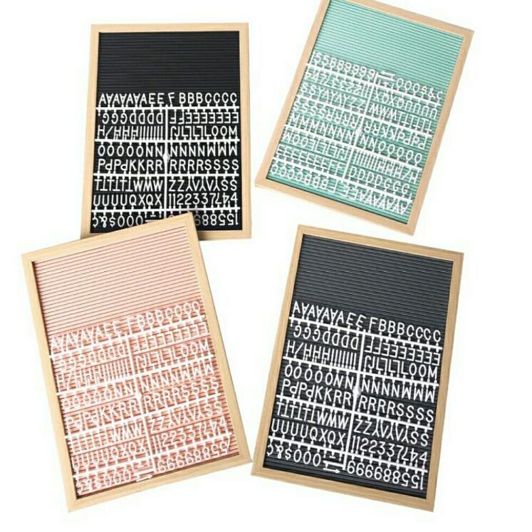 

S&L01 LETTER BOARD BABY INCLUDE HURUF 40x28CM / PAPAN NAMA BAYI BESERTA HURUF 40x28CM / PAPAN KEKINIAN 40x28CM / MESSAGE BOARD