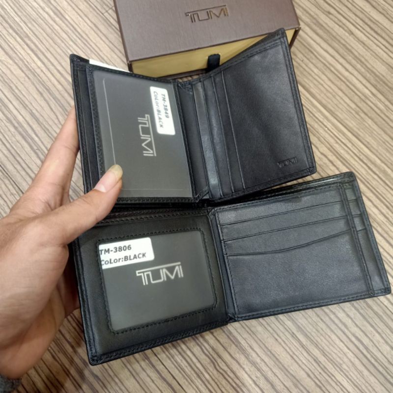 Dompet TUMI Kulit Asli Import Dompet Lipat Pria Import