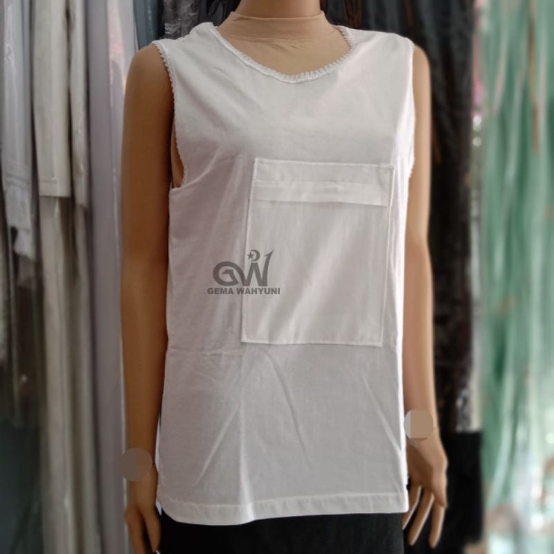 KOAS HAJI UMROH RESLETING SINGLET IBU/DALEMAN IBU KAOS SINGLET SAKU RESLETING HAJI UMROH EXCLUSIVE