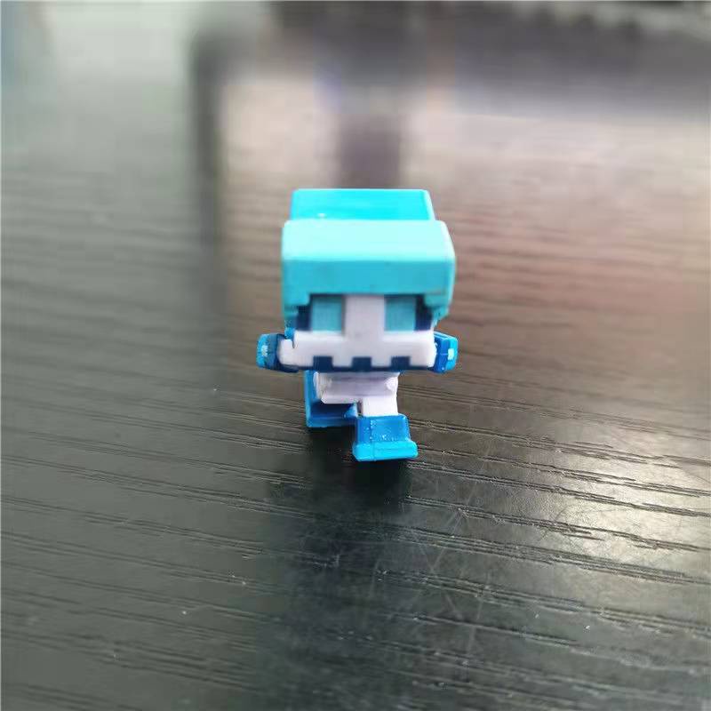 Game Mini Kartun Figure Mainan Lucu Steve Creeper Action Figure Hadiah Topper Kue Koleksi Mainan Untuk Anak