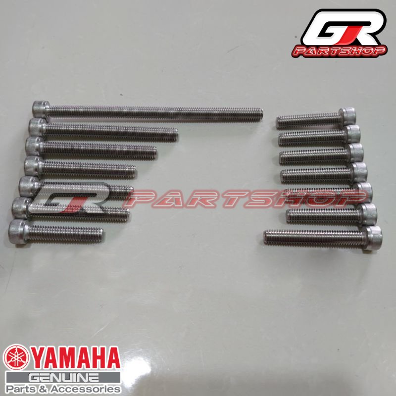 BAUT SET L STAINLESS BLOK MAGNET &amp; KOPLING F1ZR FIZ F1Z FIZR FORCE1 FORCEONE FORCE POSWAN