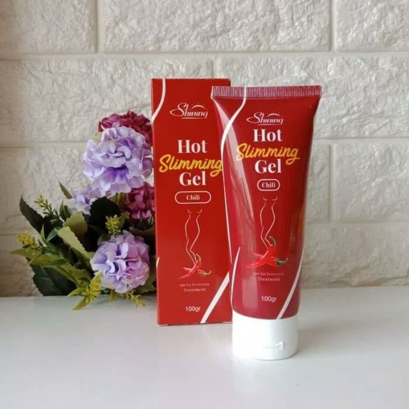 SHINING HOT SLIMMING GEL PELANGSING PENGHILANG PEMBAKAR LEMAK BPOM