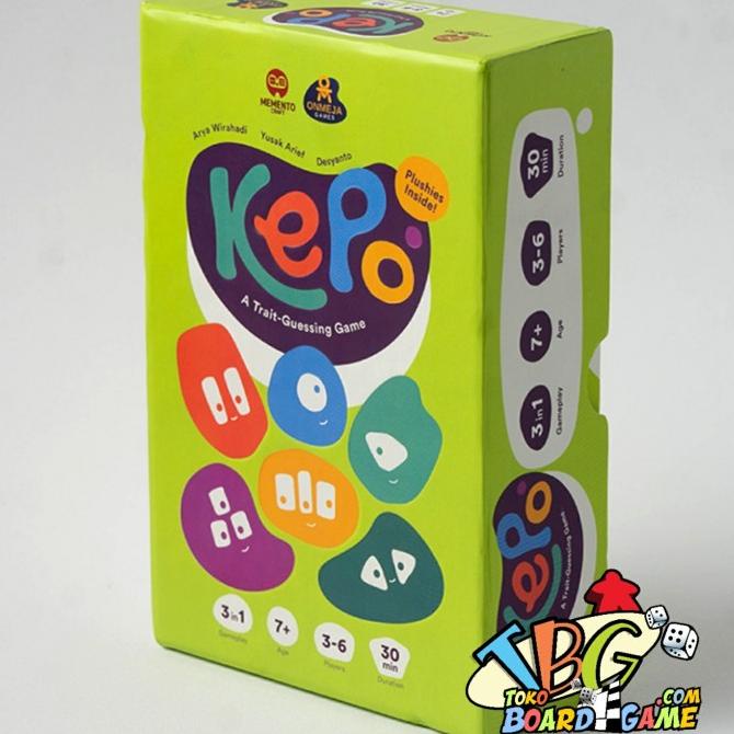 KePo Board Game - Original - TokoBoardGame - TBG - 3 in 1 GamePlay