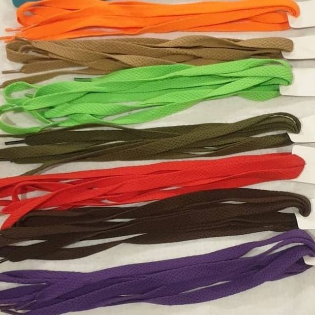 COLOURFUL SHOE LACES TALI SEPATU WARNA WARNI 120  CM - 190 CM