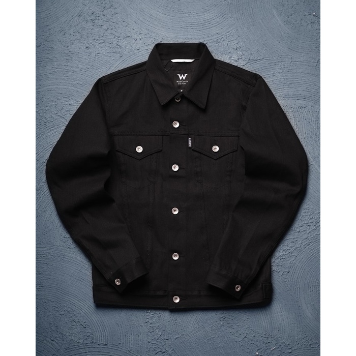 [sale] [jeans] Wingman Denim Type Iii Jacket - Rover Black fr504g0tq