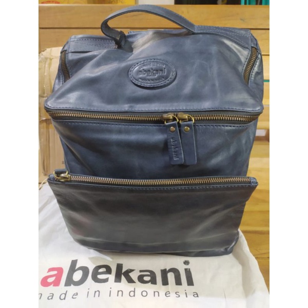 SALE Tas Kulit *ABEKANI* SALE BP05 L Navy