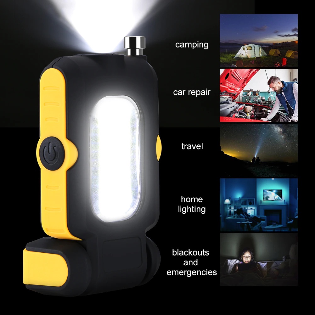 YGRETTE - Coquimbo Senter POWERFULL Camping Lampu LED Portable Magnet COB 2000 Lumens PICKUP TOOLS TELESCOPIC OUTDOOR