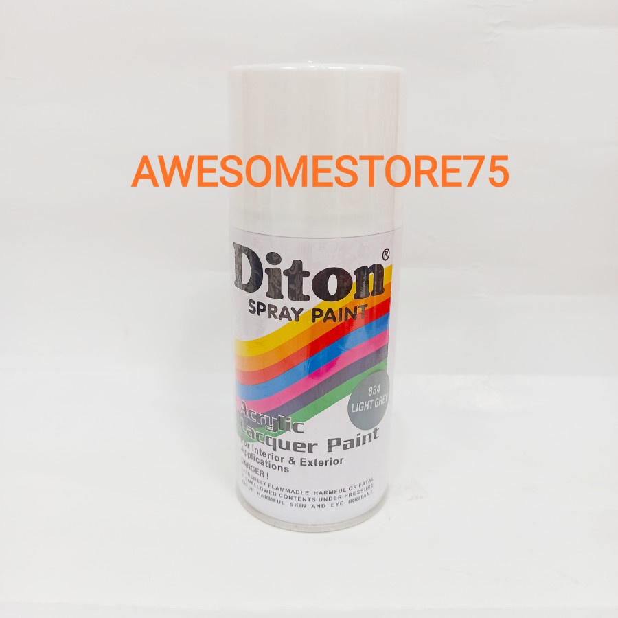 DITON 834 LIGHT GREY Abu Abu Cat Semprot Pilox Pylox