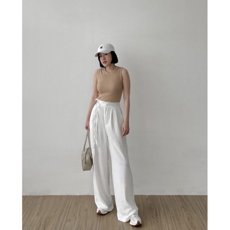 Kulot Tali Highwaist / Half Wrap Pants