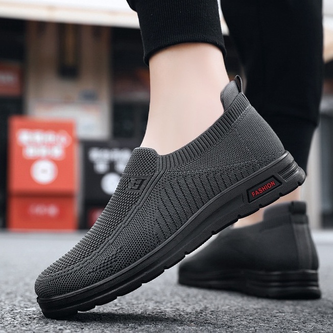 TBIG [COD] Sepatu Slip On Import FORFASHION Sepatu Import Pria Sekolah Kuliah Sepatu Murah Import