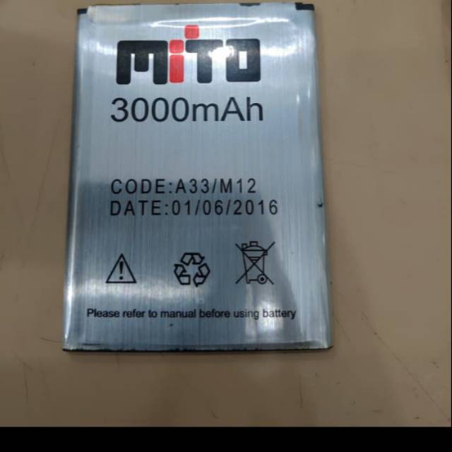 Baterai battery mito A33 BA00105