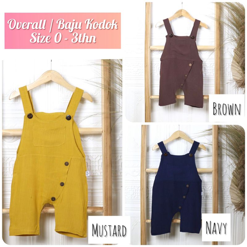 Overall Anak Bayi Usia 0 - 3 Tahun Jumpsuit Anak Laki laki dan Perempuan Baju Kodok Anak Bayi Usia 0-3 Tahun Jumpsuit Anak