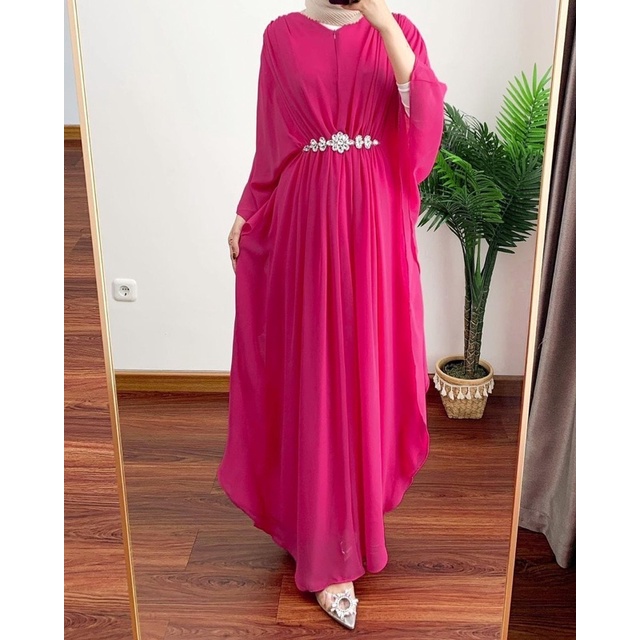 kaftan rayon jumbo renda