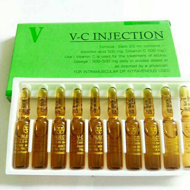 SERUM VC INJECTION / V-C INJECTION / VITAMIN C INJECTION / VITAMIN PEMUTIH