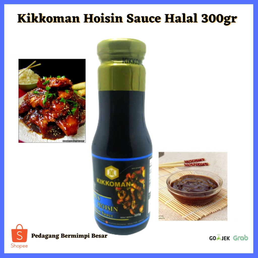 Kikkoman Hoisin Sauce Halal 300gr | Saus Hoisin Halal | Saos Hoisin