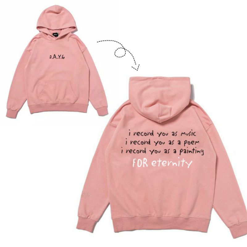 S - XXXXXXL(6XL) Hoodie DAY6 FOR ETERNITY Jaket KPop idol OVERSIZE I Record You Fleece Pria Wanita