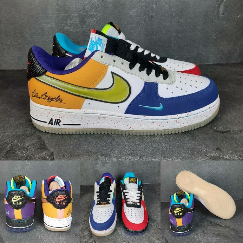 Sepatu Nike Air Force 1 Low What The LA Premium Original BNIB