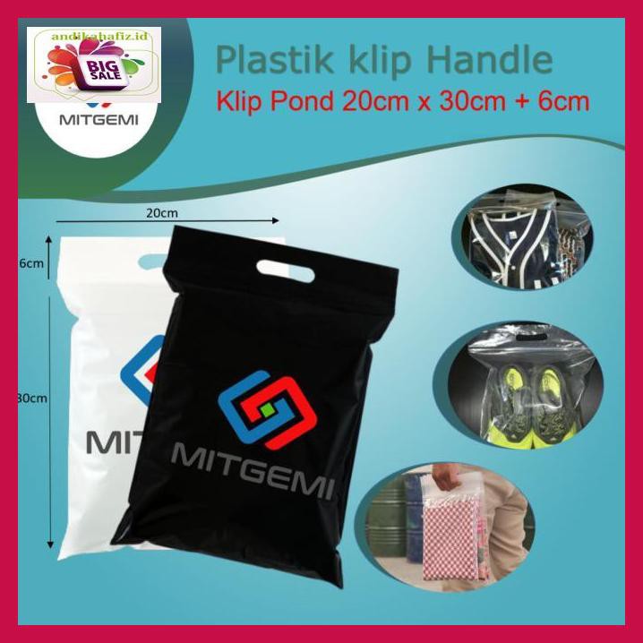

S4Wfe5- Plastik Klip / Clip Handle 20Cm X 30Cm + 5.5Cm ( 100 Lbr ) - Bening Y8Gkty-