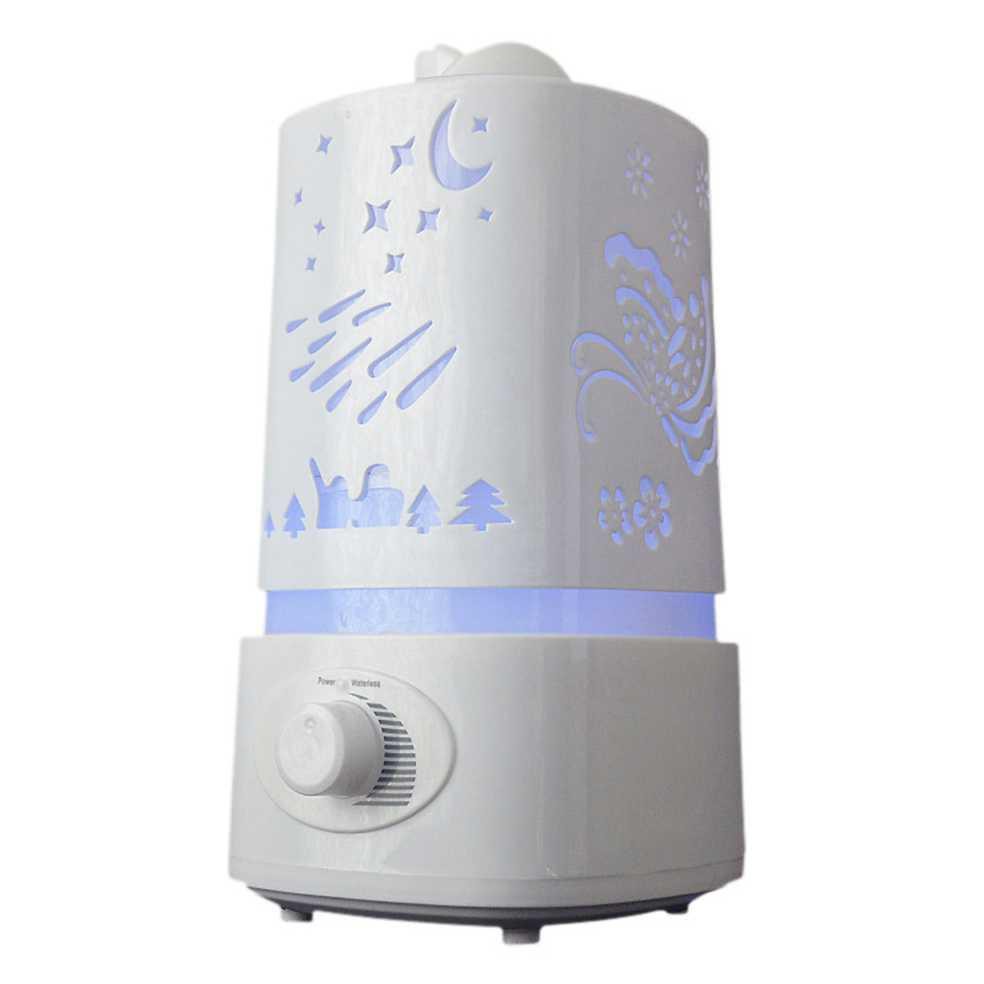 Taffware Aroma Therapy Air Humidifier 7 Color Light 1500ml - HUMI H6 [Putih]