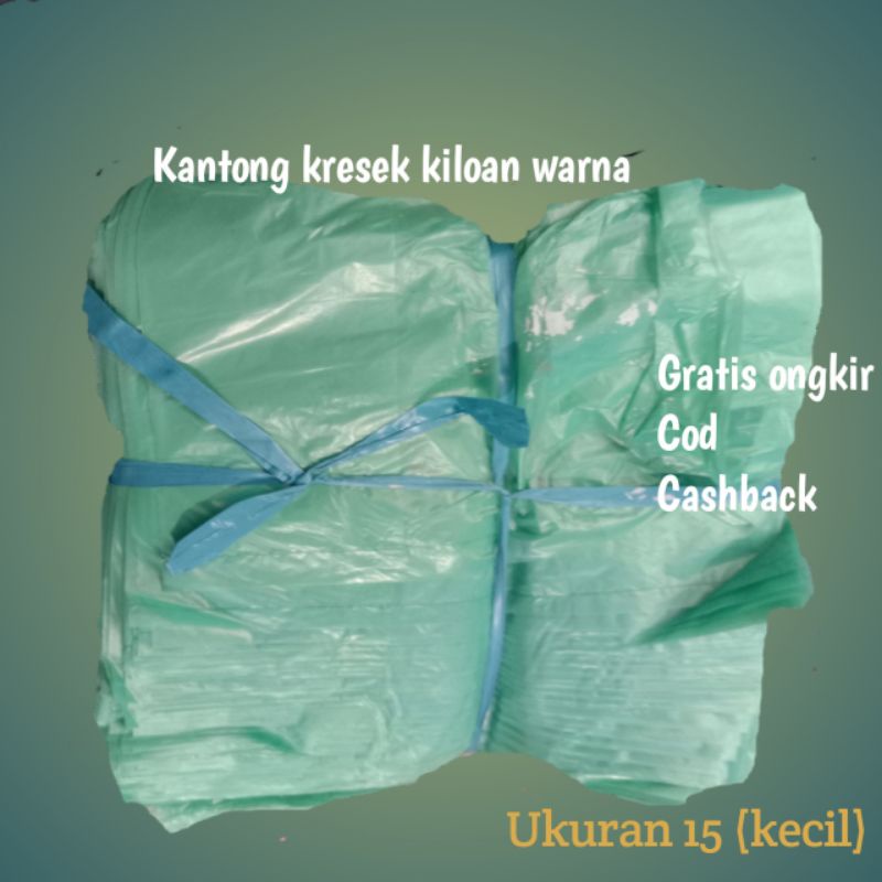 KANTONG KRESEK /KRESEK KANTONG /KRESEK HD LOS KILOAN WARNA UKURAN 15 (KECIL)