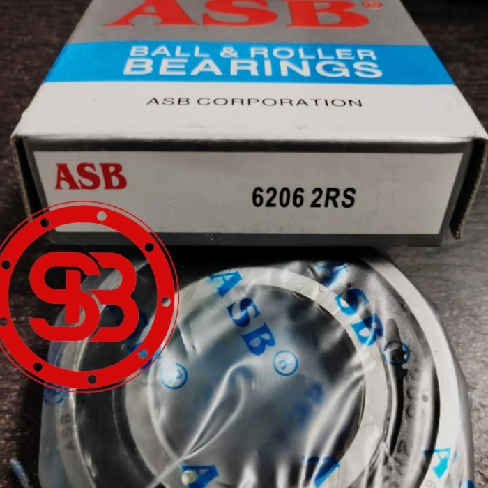 Bearing / Laker / Laher 6206 2RS ASB