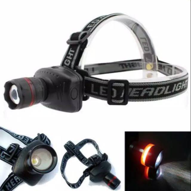 HeadLamp Senter kepala zoom out end zoom in MS-1921 - Head Lamp