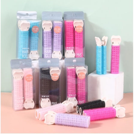 [2pcs]  KOREAN HAIR VOLUME ROLLERS - ROLL RAMBUT VOLUME - ROLL PONI JEPIT - Fluffy Hair Root Clip - Menambah Volume Rambut