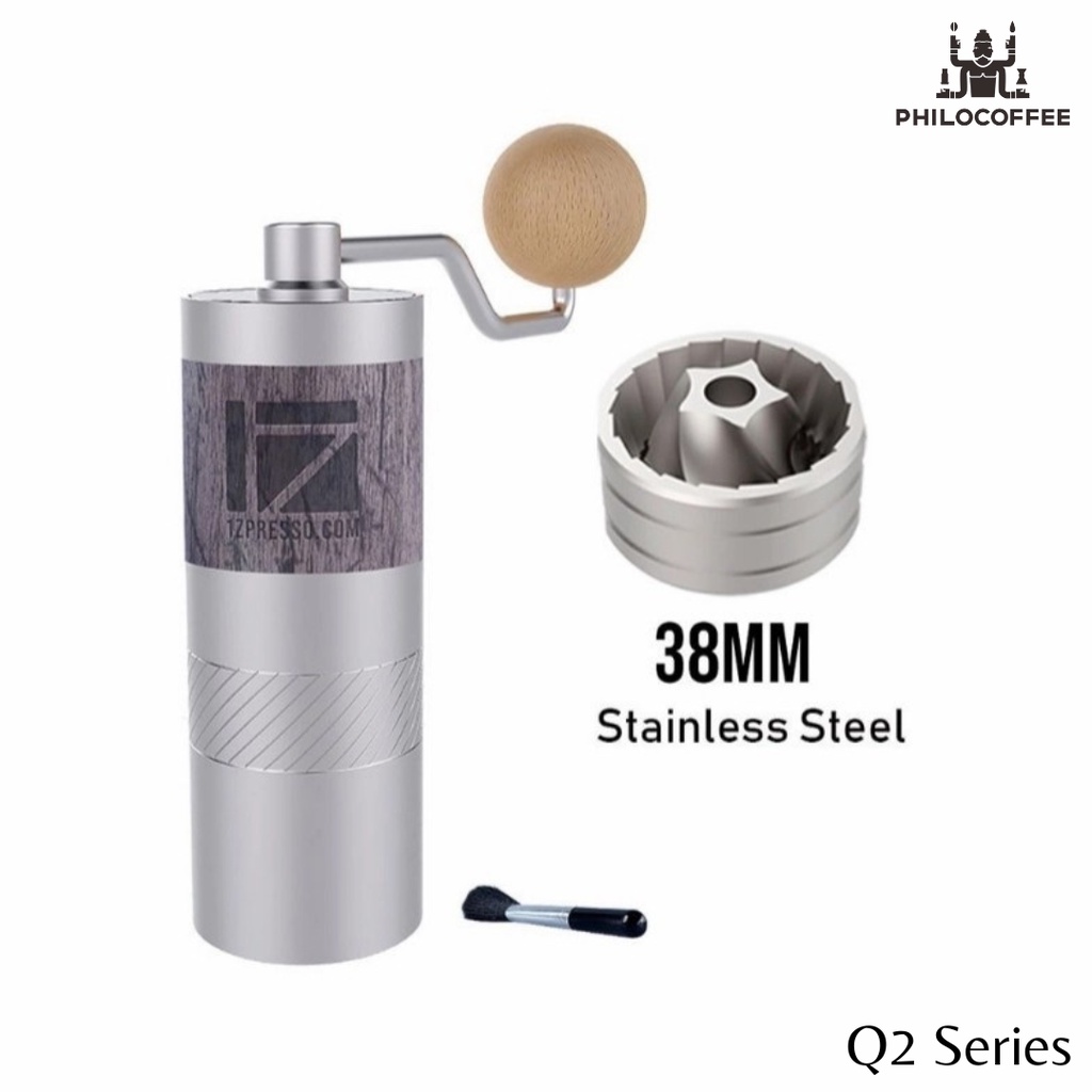 1zpresso Manual Hand Coffee Grinder Q2 38mm | Penggiling Kopi Barista