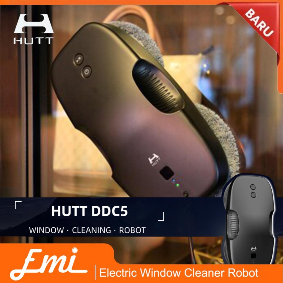 HUTT DDC55 Electric Window Cleaner Robot Pembersih Kaca Elektrik