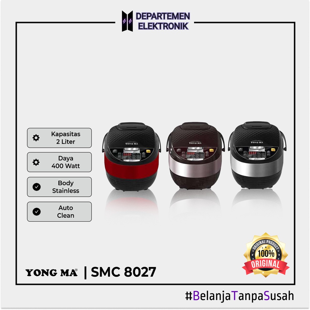 Magic Com Yong Ma SMC 8027 Digital Rice Cooker MURAH BANGET / GARANSI RESMI